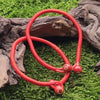 2 Braccialetti portafortuna tibetani - Fatti a mano -