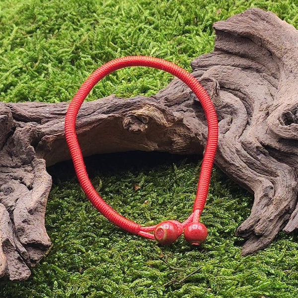 2 Braccialetti portafortuna tibetani - Fatti a mano -