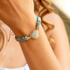 Bracciale di tenerezza in pietra di amazzonite