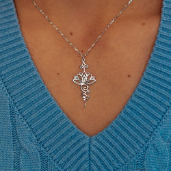 Collana 'Lotus Radiance'