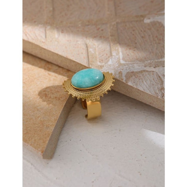 Bague Ajustable en Amazonite
