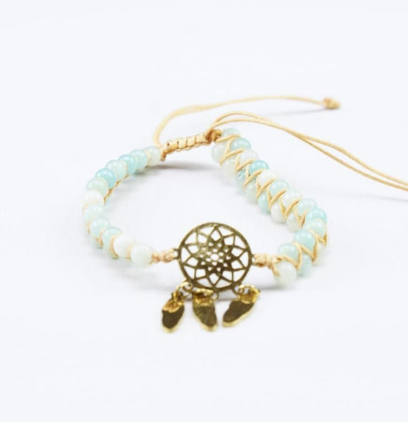 Bracciale Dream catcher in Amazzonite - Bracciale