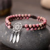 Bracciale Dream catcher in rodocrosite - Bracciale