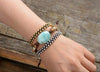 Bracciale in amazzonite e diaspro - Bracciale