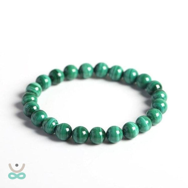 Bracelet ’Positivité’ en Malachite - bracelet en Malachite