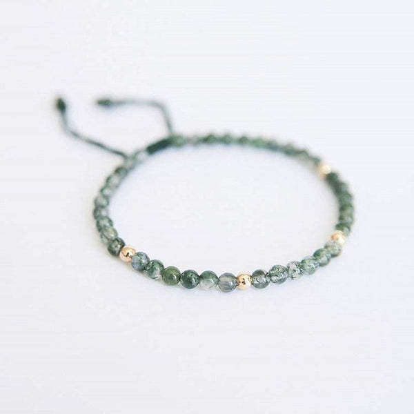 Bracelet fin en agate naturelle