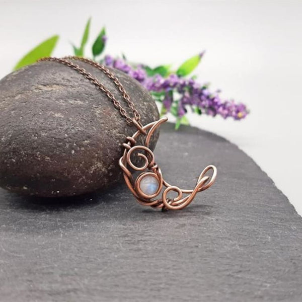 Collana di cristallo di luna - Collana