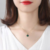 Collana in malachite un nuovo approccio. - Collana