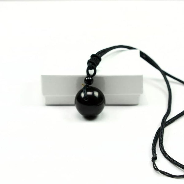 Collana Occhio Celeste di Ossidiana - Collana