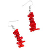 Collier de vitalité en corail + Boucles d’oreilles offertes