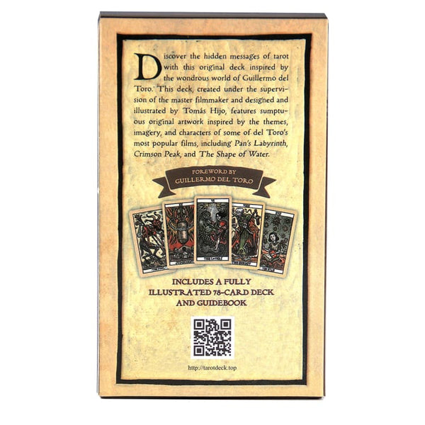 Jeu de tarot 78 cartes en anglais - L’univers de Guillermo Del Toro