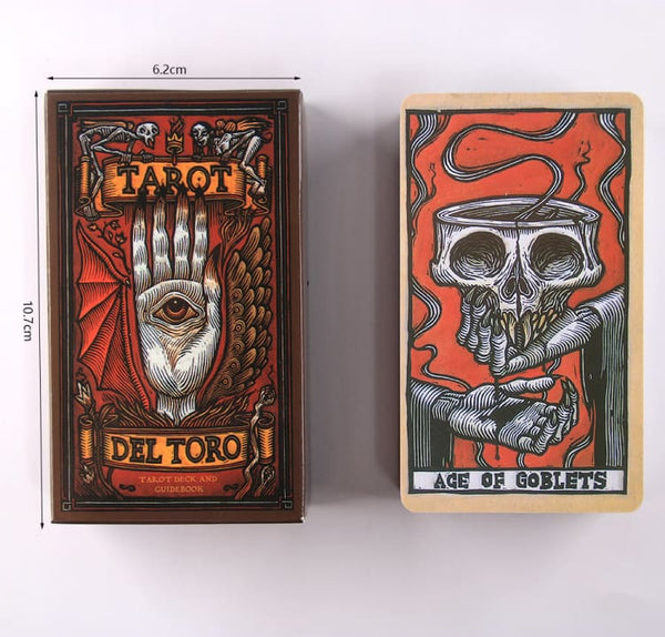 Jeu de tarot 78 cartes en anglais - L’univers de Guillermo Del Toro