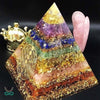Pyramide Orgonite ’7Chakras’ - Décorations