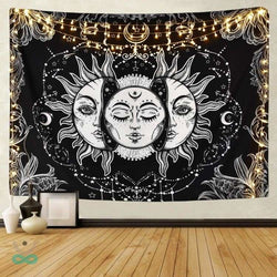 Toile murale symbolisant la lune - decoration