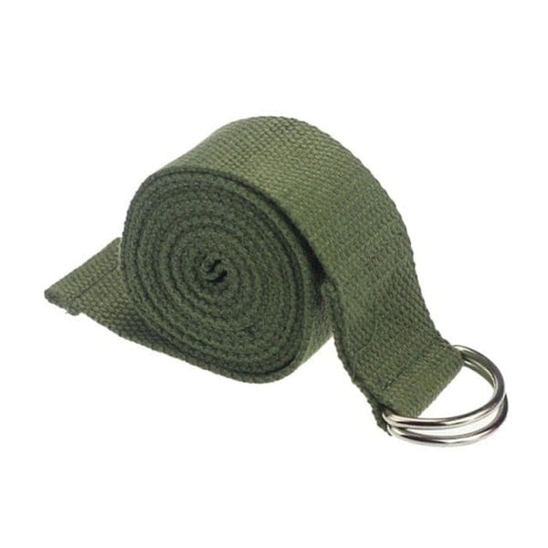 Sangle de Yoga en coton durable - Vert