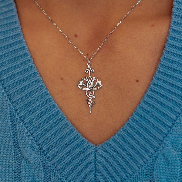 Collana 'Lotus Radiance'