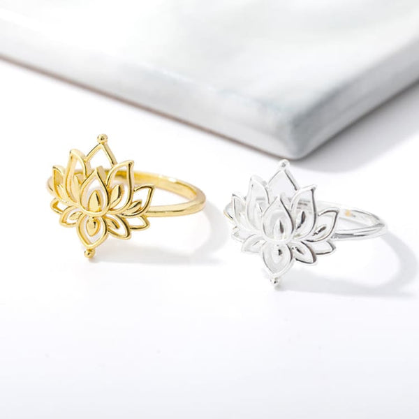 Bague Vintage inspiration du Lotus