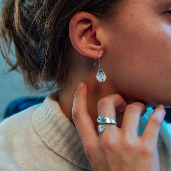 Orecchini di ispirazione naturale