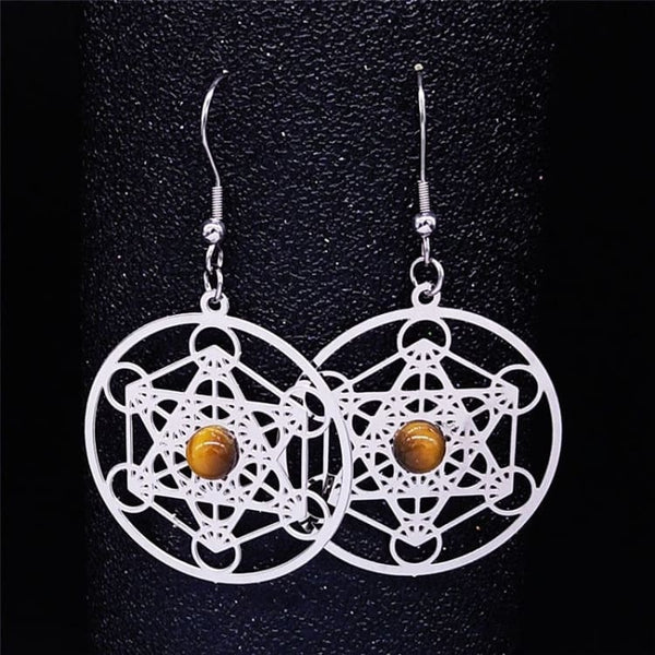 Boucles d’oreilles bohèmes Metatron