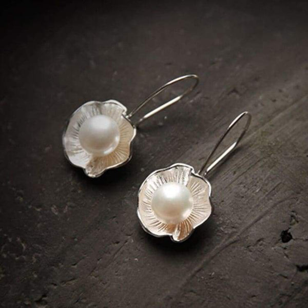 Boucles D'Oreilles Créoles Argent 925 Brossé Et Boucles D'Oreilles Créoles Argent 925 Brossé Et