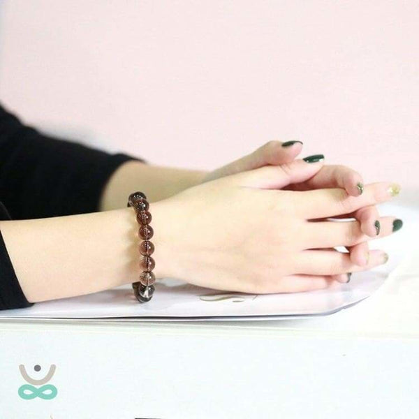 Bracelet en Quartz fumé - bracelet