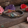 Bracelet ’Aurore Boréale’ en Hématite et Labradorite - bracelet