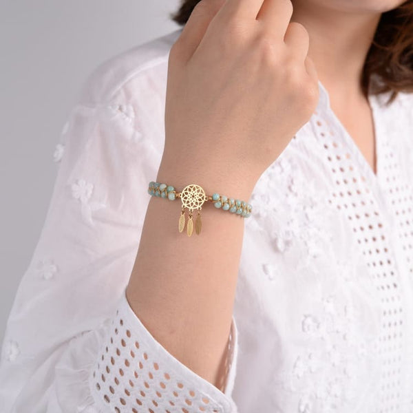 Bracciale Dream catcher in Amazzonite - Bracciale
