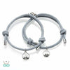 Bracelet Duo ’Par delà les Montagnes et les Océans’ - Gris - bracelet