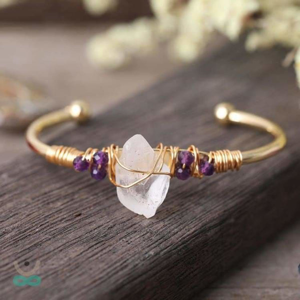 Bracelet ’Montagne de Cristal de Roche’ - bracelet