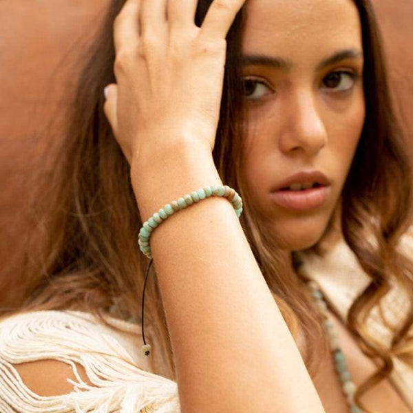 Bracelet apaisant en amazonite - bracelet