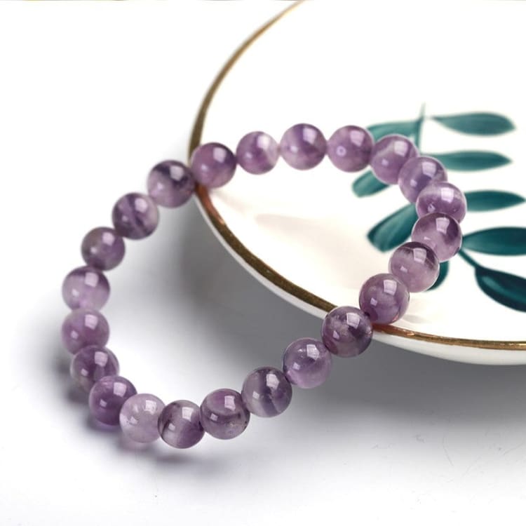 Bracelet de l’équilibre en perles d’Améthyste - Bracelet