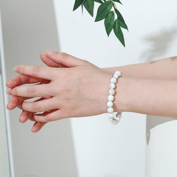 Bracelet en Howlite - Bracelet