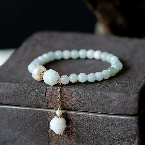 Bracelet en perles de Jadéite - Bracelet