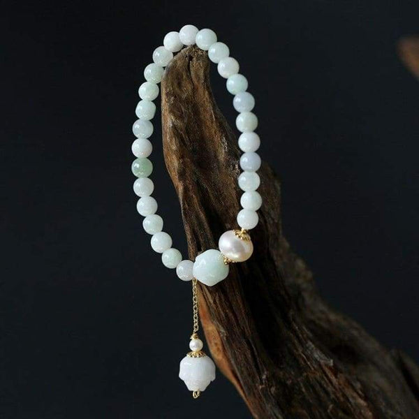 Bracelet en perles de Jadéite - Bracelet