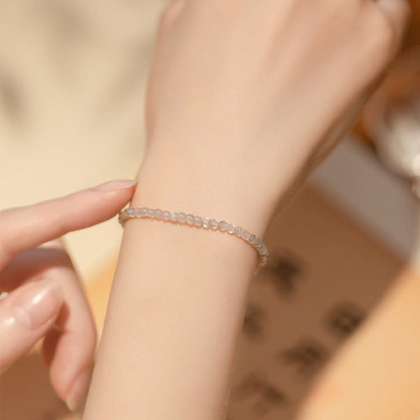 Bracelet fin en Pierre de Lune