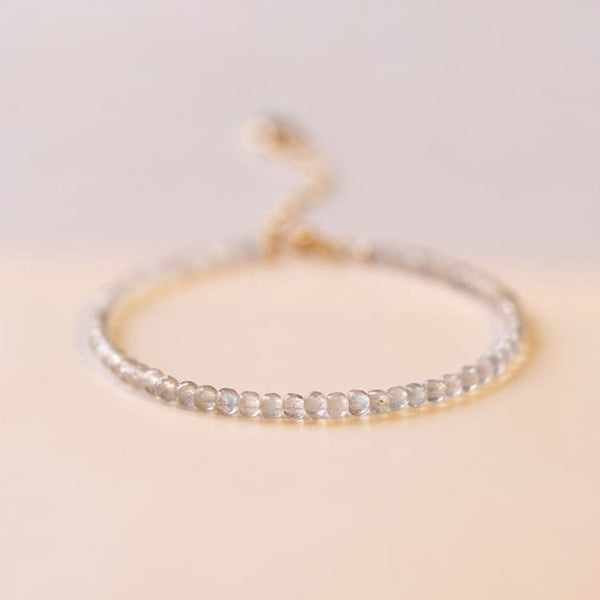 Bracelet fin en Pierre de Lune