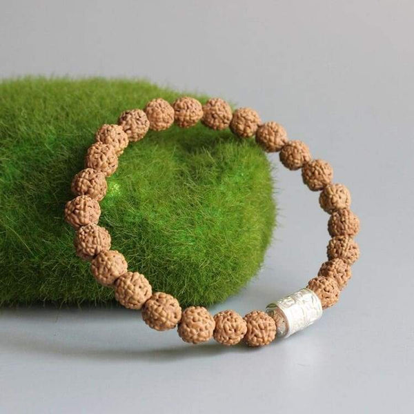 Bracelet ’Graines de Rudraksha’ - Bracelet