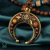 Collier perles de bois ’Célébration du printemps’ - Mantras tibétains - collier
