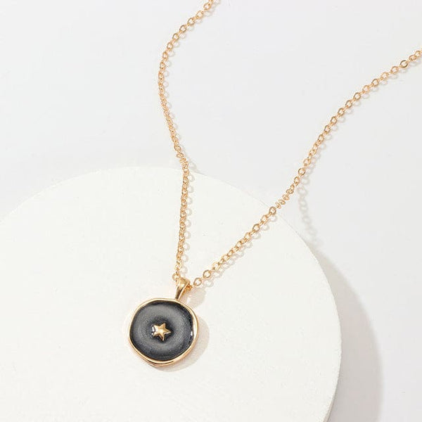 Collier céleste vintage - Noir
