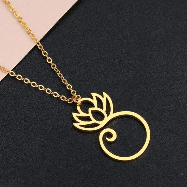 Collier ’Eclat du Lotus’ - Doré - Collier