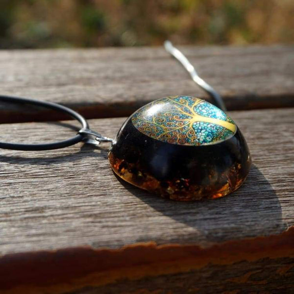 Collier Orgonite - Arbre de vie - Collier