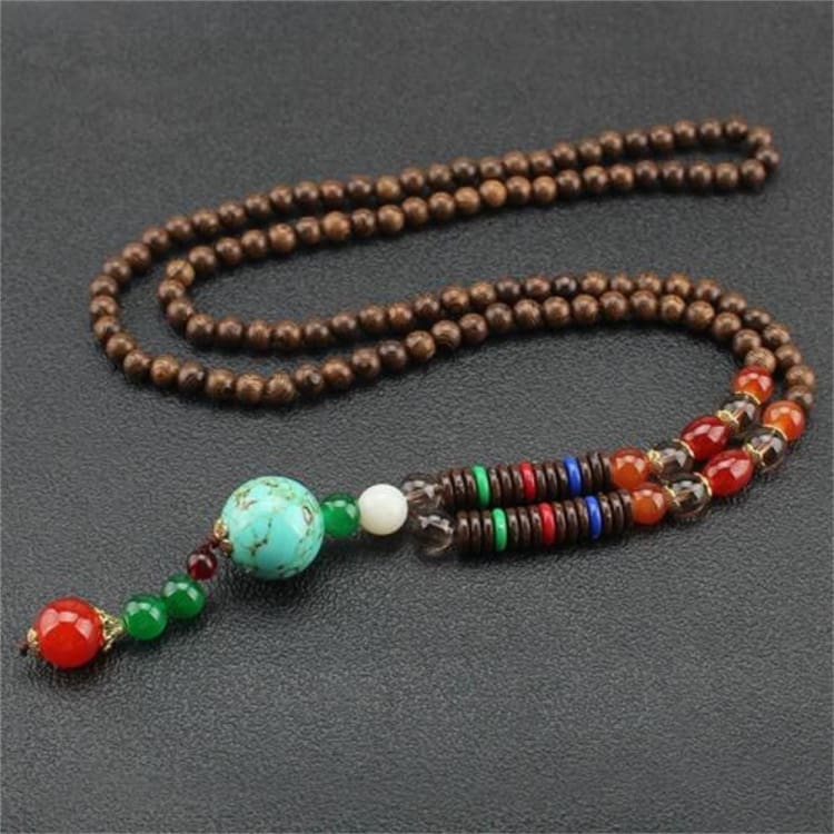 Collier vintage - Amazonite