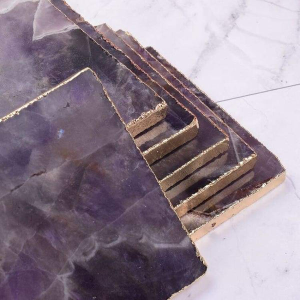 Dessous de verre en Améthyste