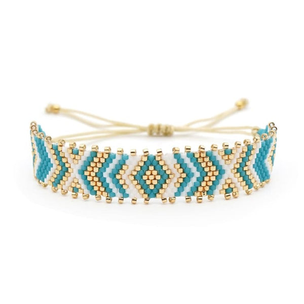 Duo de bracelets brésiliens été Turquoise