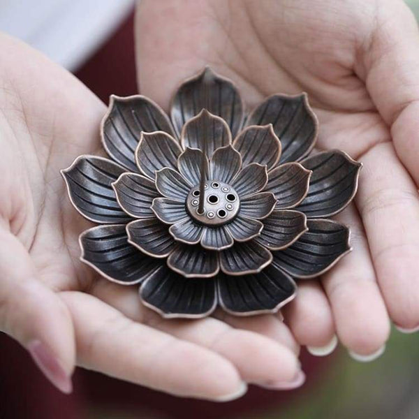Encensoir de la fleur de Lotus - Décorations