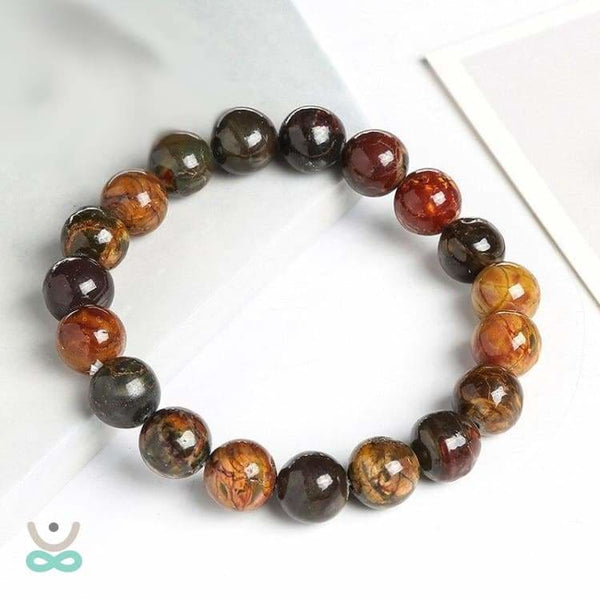 Bracelet ’Force de la Terre’ en Jaspe Picasso - bracelet