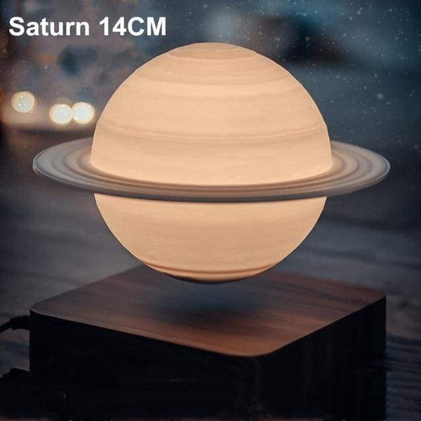 Lampe flottante ’ Notre système solaire ’ - Saturn / Dark Wooden / China, EU