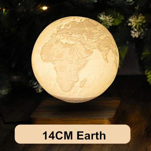 Lampe flottante ’ Notre système solaire ’ - Earth / Dark Wooden / China, EU