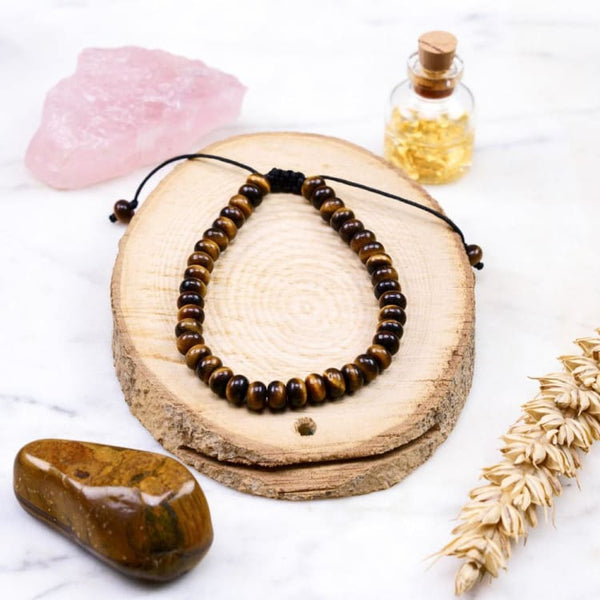 Occhio di tigre Anchor Bracciale di ancoraggio - Bracciale