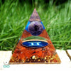 Pyramide du Zodiac en Orgonite de 10 cm symbole du Gémeaux - Décorations